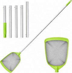 Pool Skimmer Net with 72 Inch Rake and Pole for Cleaning