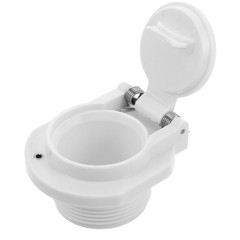 Rotation Pool Vacuum Safety Lock Replacement White Plastic 7.50X6.50X4.00 cm