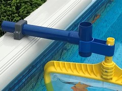 Leaf Skimmer Kit for Above Ground & In-Ground Pools – Hands-Free Debris Removal