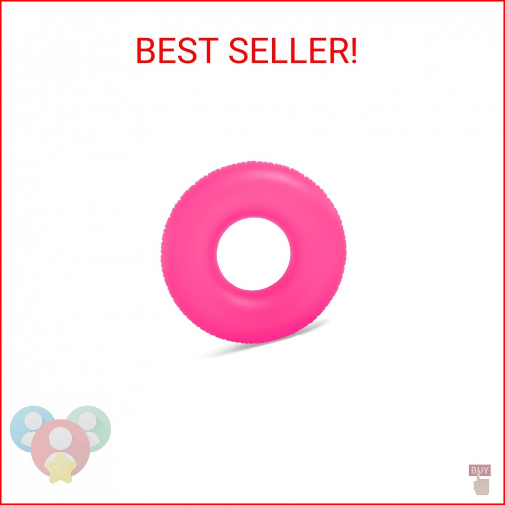 INTEX Inflatable Neon Frost Tube: 36&Prime; Diameter – 132lb Weight Capacity – One Tub