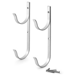 Pool Pole Hanger Premium 2pc Aluminium Holder Set