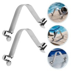 5pcs Stainless Steel Pool Pole Clips – 8mm V-Shape Butterfly Pool Clip – Double