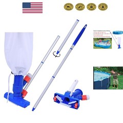 Effortless Pool Cleaning Jet Vacuum – 57&Prime; Poles, No Electric Power Required