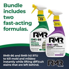 RMR Brands DIY Mold & Stain Remover Bundle, Complete 32 Fl Oz (Pack of 2)