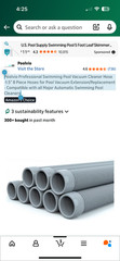 poolvio pool cleaning hose