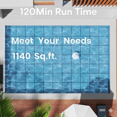[2026 New] K2 Cordless Robotic Pool Cleaner, 120 Mins Runtime Pool Vacuum, Stro