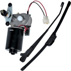 UTV Windshield Wiper Motor Kit 12V Compatible with 14&Prime; Arm + 16&Prime; Wiper Blade