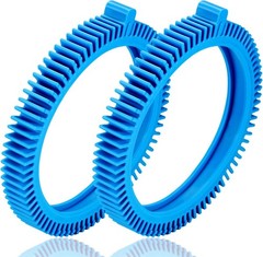 Easy Install Replacement Front Tires for Pool Cleaners – Includes 2 Hump Tires