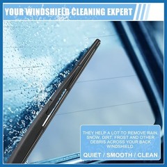 Rear Windshield Wiper Blade Arm Replacement Set OEM Quality Fit for Lexus