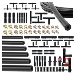 6PCS 5Ft Silicone Vacuum Hose Automotive Kit,ID 94PCS