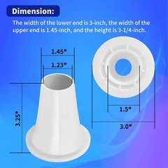Upgraded GW9000 GW9015 Cone Reducer Replacement, Pool/spa Automatic Cleaner…