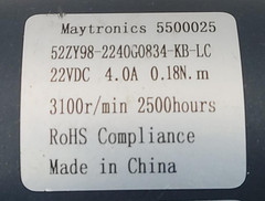 *TESTED* Maytronics Pump Motor 5500025 52ZY98 24VDC for Dolphin Pool Robot