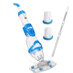 Lightweight Cordless Pool Cleaner with Strong Suction for Leaves and Debris