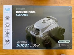 Bubot 500P Cordless Robotic Pool Cleaner, 4h Runtime, Auto-Park, 1,076 Sq.ft.