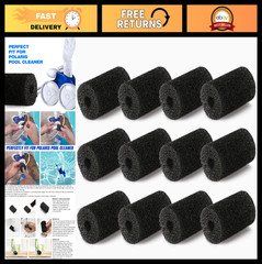 12 Pack Sweep Hose Tail Scrubbers for Polaris Pool Cleaner – Fits Models 180, 28