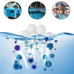 Premium Fiber Filtration Media for Swimming Pool Sand Filters 200g 1000g