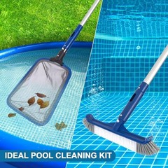 Pool Cleaning Kit, 14.5 » Pool Brush Head & Ultra Fine Mesh Pool Skimmer Net