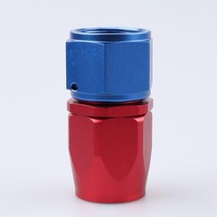 -10 AN Straight Swivel Hose End Fitting Aluminum Red 10AN Straight – Red/Blue