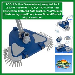 Professional-Grade Pool Vacuum Head with Dual Brush System for Perfect Cleaning