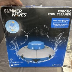 Summer Waves Robotic Cordless Rechargeable Swimming Pool Vacuum Cleaner