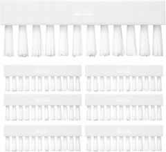 Aquatix Pro Pool Vacuum Head Replacement Brushes, 7Pc, Nylon Bristles, Universal