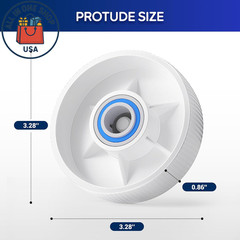 Pool Cleaner Idler Wheel with Bearings and Replacement Parts for Polaris 280/180