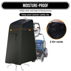Robotic Swimming Pool Cleaner Caddy Cover Outdoor Waterproof Protector Universal