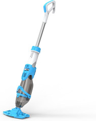 Cordless Pool Vacuum, 40W Strong Suction 18.5 GPM, 60 Mins Runtime, Handheld Rec