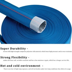 Zy-Hosetube Pool Backwash Hose 1-1/2 100 Ft Heavy Duty Pvc Water Discharge Pipe