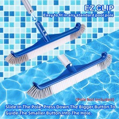 17.5 » Multi-Use Pool Brush for Inground & Above-Ground Pools – Quality