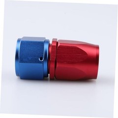 -10 AN Straight Swivel Hose End Fitting Aluminum Red 10AN Straight – Red/Blue