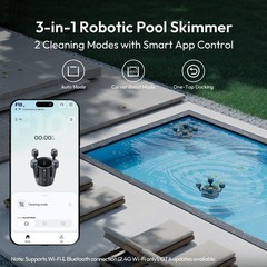 (2026 Upgrade) F10 Pool Surface Skimmer Robot, Pool Cleaner with App Control,…