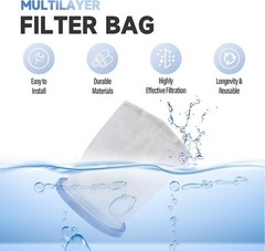 X-treme Multilayer Pool Vacuum Filter Bag – Compatible with Top Pool Cleaners