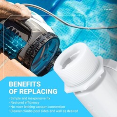 For Polaris 180 280 380 Pool Cleaner Wall Fitting Connector Hose Fitting
