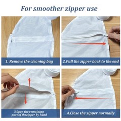 4-piece Nylon Net Pool Robot Cleaning Bag for Polaris 280 and 480 Pool Cleaners