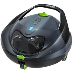 Robotic Pool Vacuum Cleaner with Triple-Layer Filtration & Floating Buoy, for