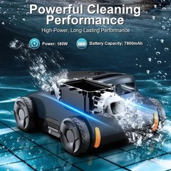 2026 SEAUTO SAT 10 Cordless Robotic Pool Cleaner Automatic Pool Robot Vacuum
