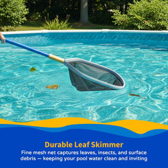 Deluxe Pool Maintenance Kit for in Ground Pool – Includes 15-Ft Telepole, 40-Ft
