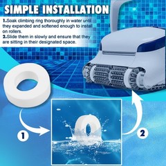 The Climbing Ring Replacement for (Compatible with) Maytronics Large, White