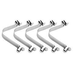 5pcs Stainless Steel Pool Pole Clips – 8mm V-Shape Butterfly Pool Clip – Double