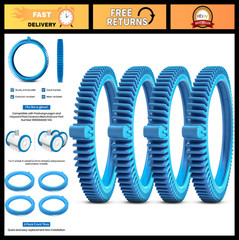 Replacement Tires for Pool Cleaners | Super Hump, Fits Hayward & Poolvergnuegen,