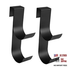 codree Pcs Pool Fence Hooks for Pool Equipment- Black Heavy Duty 2 Black-2