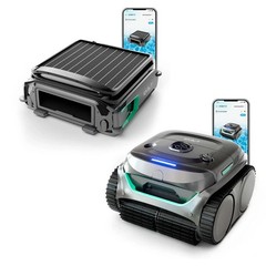 WYBOT C2 Pool Cleaner&F1 Solar Skimmer Bundle,Cordless for In/Above Ground Pools