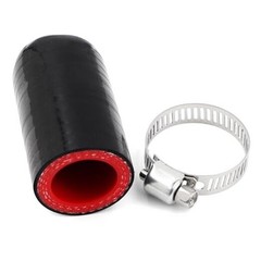 Silicone Coolant Cap Vacuum Hose Plug with Clamp,High Temperature 3/4&Prime;(19mm)