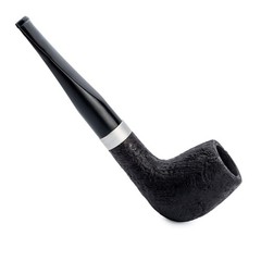 Dr. Watson – Briar Tobacco Pipe, Handcrafted, classic Billiard shape, Black