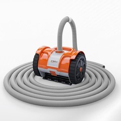 2025 Pool Vacuum Cleaner Suction Side Wall Climbing Automatic Sweeper 40ft Hose