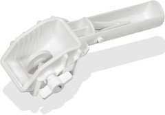 Tab Holder with EZ-Clip Handle for Swimming Pool Maintenance to Remove Stains