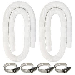 2 Pack Pool Pump Replacement 1.25 inches diameter, 59 length, White