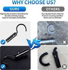 Upgraded Stainless Steel Hook for Robotic Pool Cleaners – Duty Metal Replacement