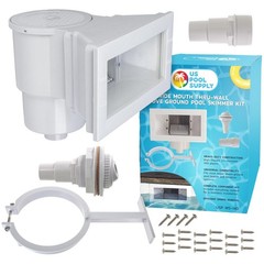 Wide Mouth Thru-Wall Above Ground Pool Skimmer Kit